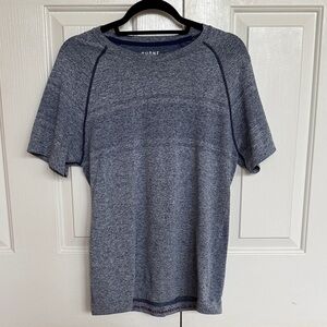 Men's Blue Dri Fit Workout Shirt